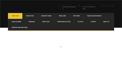 Desktop Screenshot of lcblandyexcavation.com